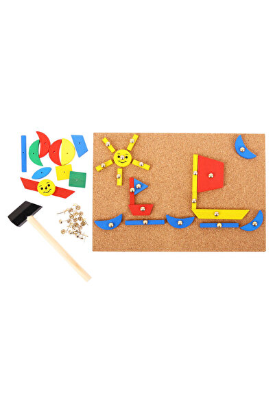 BIGJIGS Toys Δημιουργικό σετ - Ξύλινα σχήματα