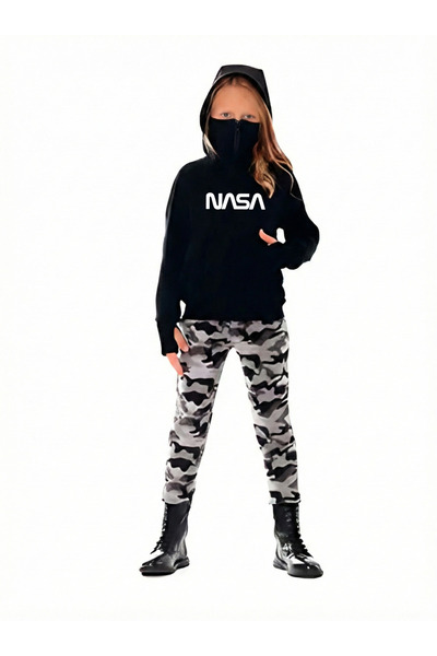 Flaubert Snow Mask Ninja Unisex Zippered Sweatshirt Cardigan 3 Yarn Thick Zip...