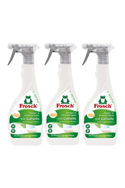 Frosch Safra Sabunu Etkili Leke Çıkarıcı & Ön Yıkama Spreyi 500 ml x 3 Adet, ...