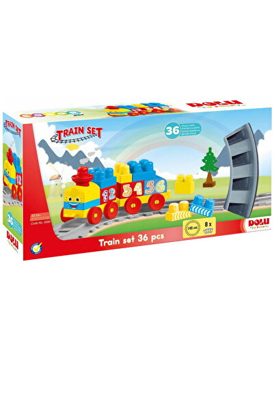 Dolu Set de constructii cu trenulet - 36 piese
