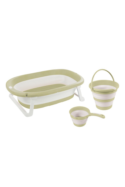 Dolu Nuve 3 in 1 set with foldable bathtub - Green