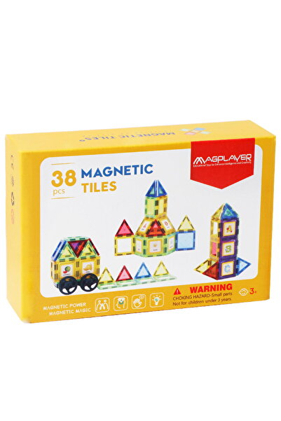 Magplayer Set de constructie magnetic 3D - 38 piese