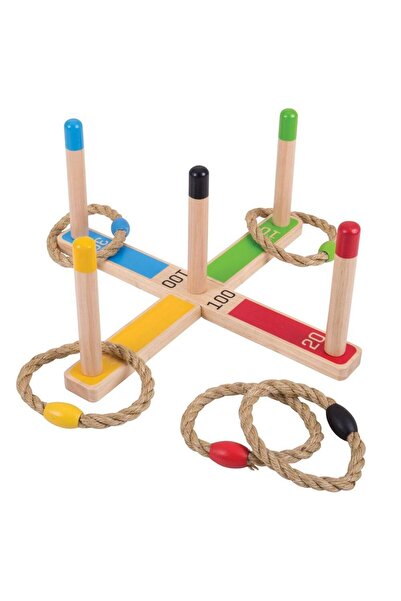 BIGJIGS Toys Joc de aruncat la tinta - Inele