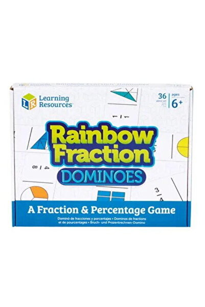 Learning Resources Domino game - Rainbow of fractions