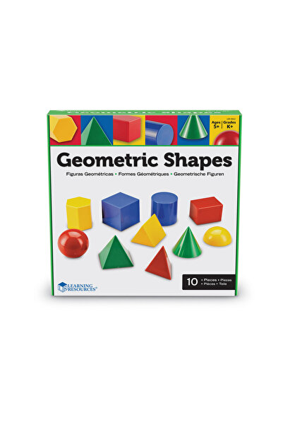 Learning Resources Πλαστικά γεωμετρικά σώματα - 10 τεμάχια