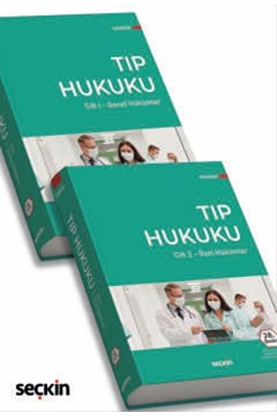 Seçkin Yayıncılık Tıp Hukuku (2 Cilt) Genel Hükümler - Özel Hükümler Prof. Dr...