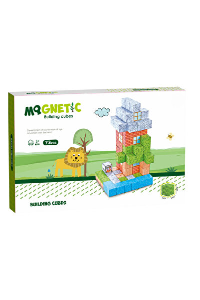 Bufnitel Magnetic cubes - In nature 73 pieces (2.5 cm)