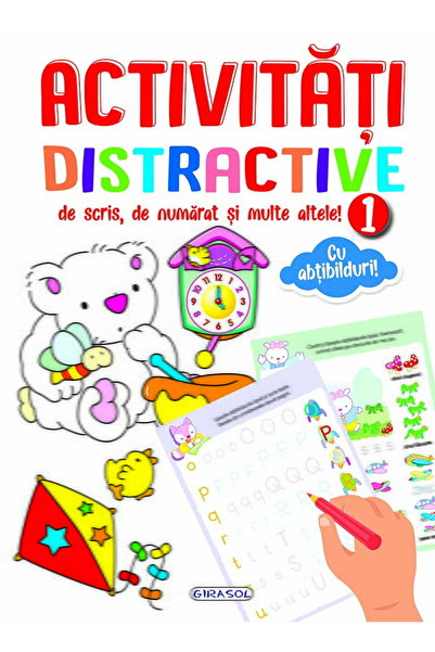 GIRASOL Activitati distractive de scris, de numarat 1