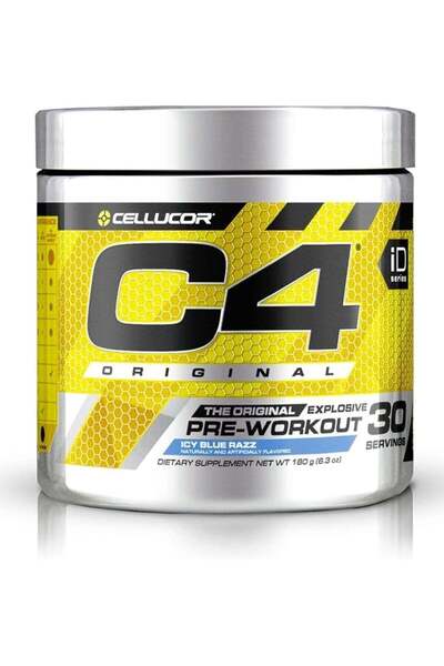 Cellucor C4 Pre-Workout Powder 30 Servings | Icy Blue Razz | Energy, Focus, E...