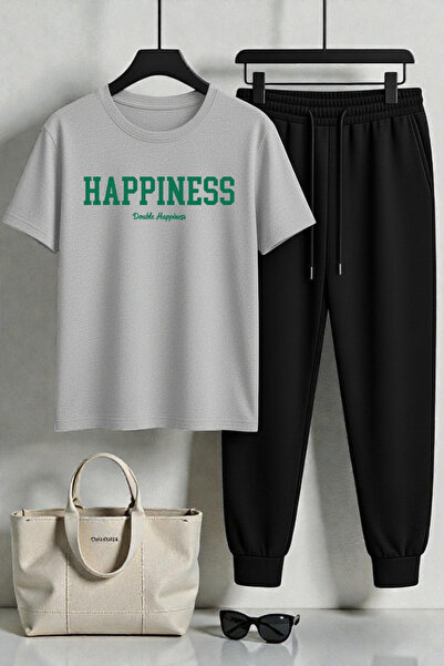 uyguntarz Unisex Happines 2-Piece Tracksuit Set
