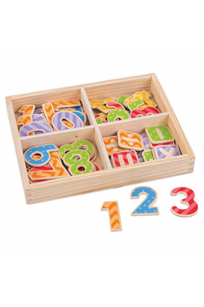 BIGJIGS Toys Σετ μαγνητικών αριθμών
