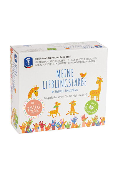 Feuchtmann Комплект от 6 тубички боя за рисуване с пръсти - Пастел