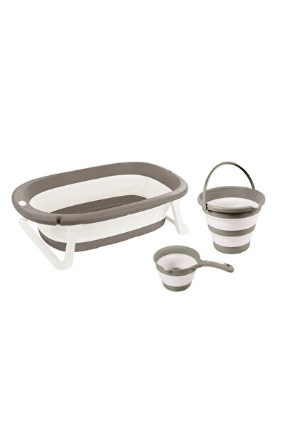 Dolu Nuve 3 in 1 set with foldable bathtub - Grey