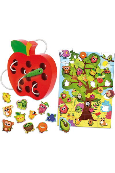 Lisciani Joc Montessori 2 in 1 - Fructe