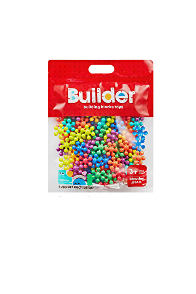 Bufnitel STEAM construction game - Colorful flowers (90 pieces)