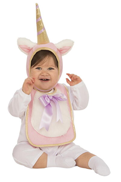 Rubies Bib with Unicorn hat