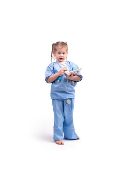 BIGJIGS Toys Doctor costume and accessories set for children