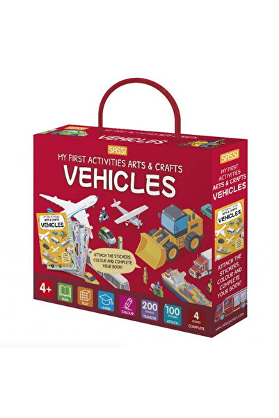 SASSI Primul set de arta & lucru manual - Vehicule