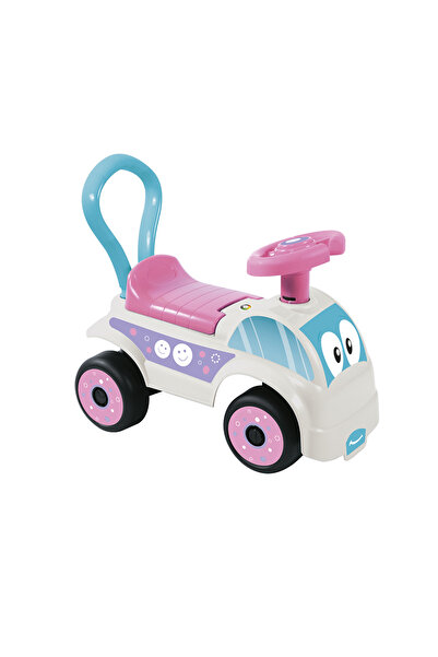 Dolu Masina fara pedale Foot to Floor - Alb& roz