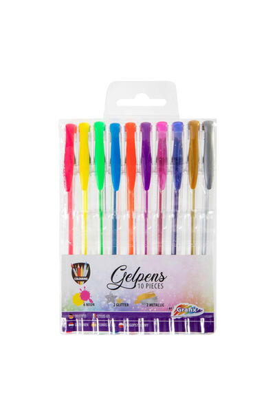 GRAFİX Set 10 pixuri cu gel