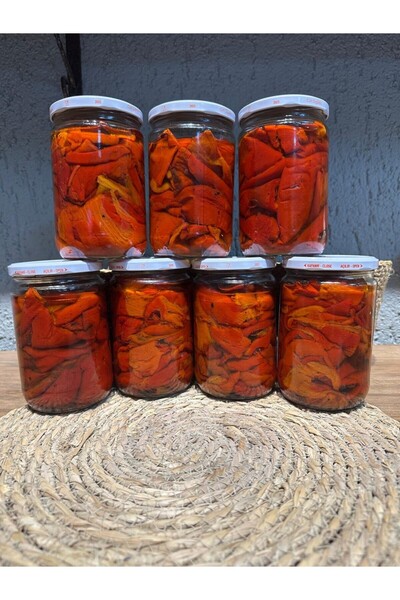 Hatay Has Çiftlik Közlenmiş Biber Konservesi (660 cc)
