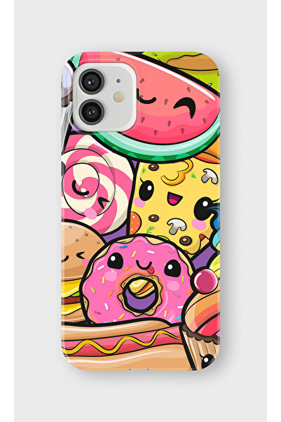 lelia حافظة هاتف شفافة مطبوعة متوافقة مع iPhone 12 |   مجموعة: سناك تون ديلايت