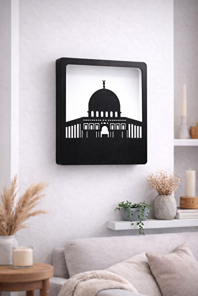 printanomi Mescid-i Aksa Temalı Led Aydınlatmalı Tablo