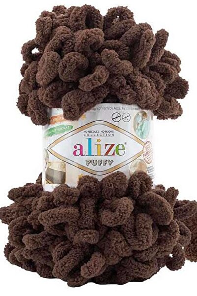 Alize Puffy Dark Brown 1 Piece Colar : 493