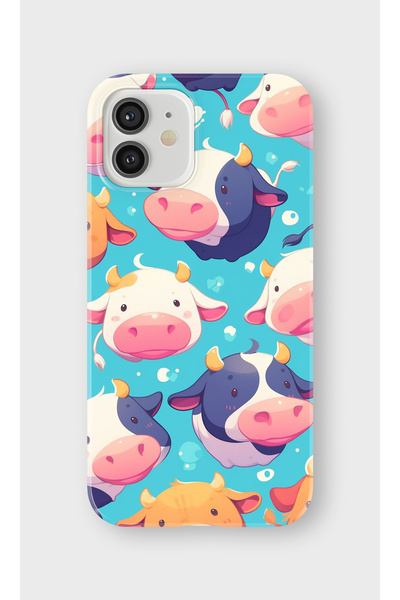 lelia حافظة هاتف شفافة مطبوعة متوافقة مع هاتف iPhone 12 Mini |   مجموعة الحيو...