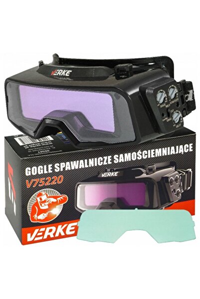 VERKE Ochelari de sudură profesionali, TIG MIG MMA, V75220,