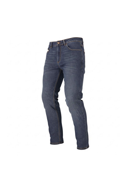 4Riders Patrol Cordura Denim Korumalı Motosiklet Kot Pantolonu Mavi