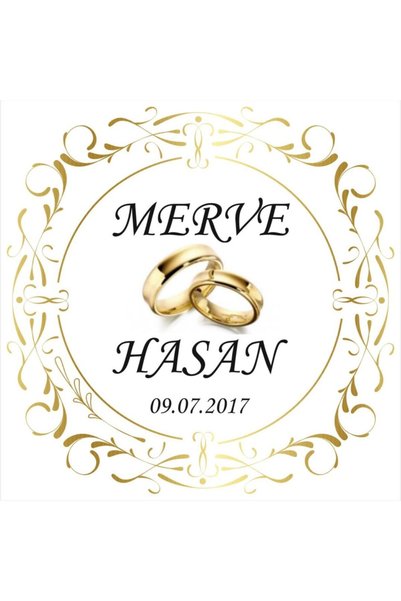 MADLEN İsimli Çikolata Kutusu Altın