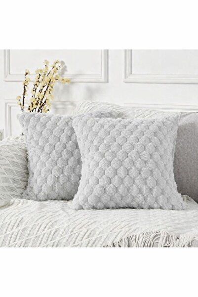 enc home 35X50 Light Gray Cube Cushion Cover