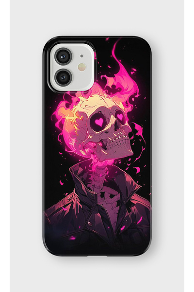 lelia حافظة هاتف شفافة مطبوعة متوافقة مع iPhone 12 |   المجموعة: دارك فورس دو...