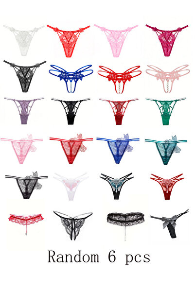 JInsh 6 قطع من الملابس الداخلية النسائية المثيرة، عبوة مفاجآت، ملابس داخلية ف...