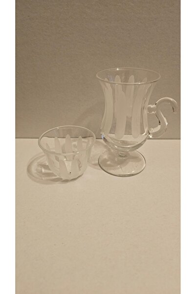 Turkish Store İstanbul Grape Model 18-Piece Tea Set with Stand