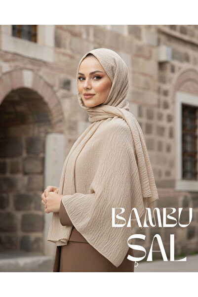 Golden Rose Bambu Kraş Ütü Gerektirmeyen Pamuk Şal