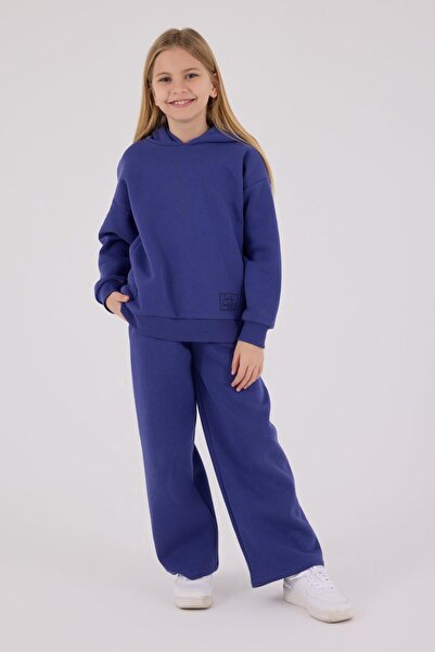 Jaju Baby Κοριτσίστικο Σετ Φόρμας με Στάμπα Indigo – Άνετο