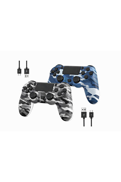 SFL Product Kamuflaj Desenli PS4 Oyun Kolu 2’li Set – PS4 / PS4 Slim / PS4 Pr...