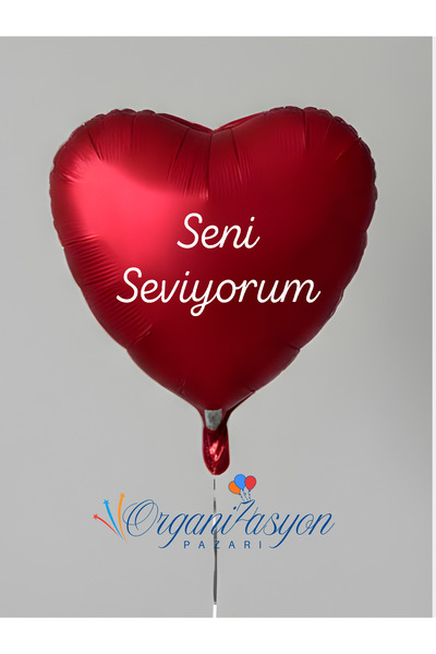 Organizasyon Pazarı 18” Red Heart Foil Balloon – I Love You |   Valentine's D...