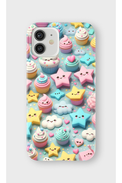 lelia حافظة هاتف شفافة مطبوعة متوافقة مع هاتف iPhone 12 Mini |   مجموعة: كاوا...