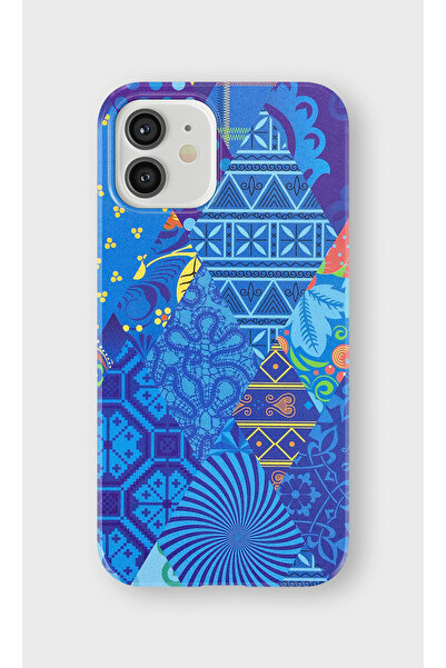 lelia حافظة هاتف شفافة مطبوعة متوافقة مع هاتف iPhone 12 Mini |   مجموعة كولور...