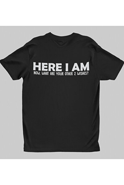 Generic (Unbranded) Tricou Malfini I'm Here negru, mărimea L