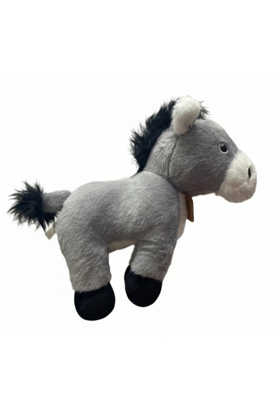 TOPROCKSTORE Cute Plush Horse with Sound 25 cm