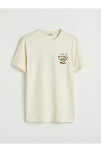 LC Waikiki Rmz Gi̇yi̇m Farkiyla Zero Roba Yaka the Mandalorian Printed Women'...