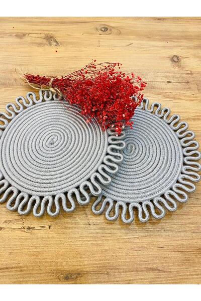 bestbeler Presentation Plate Mat Jute Placemat American Service Set of 2
