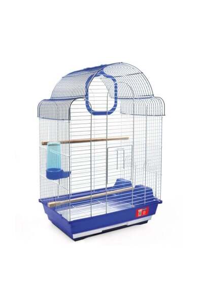 indispensablely Kiki Excellent Dekoratif Muhabbet Kuşu Kafesi Renkli 64X43X32 Cm