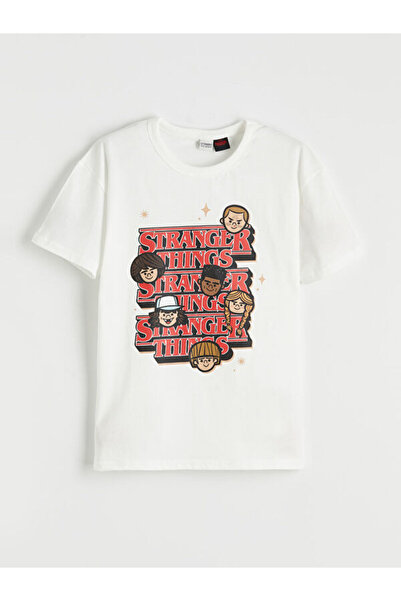 LC Waikiki تي شيرت للأولاد مطبوع عليه Zero Roba Collar Stranger Things من UZG...
