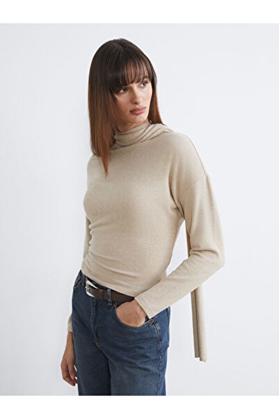 LC Waikiki Sparkling Choices by Shining Store Judge Roba Collar Women's T-Shirt