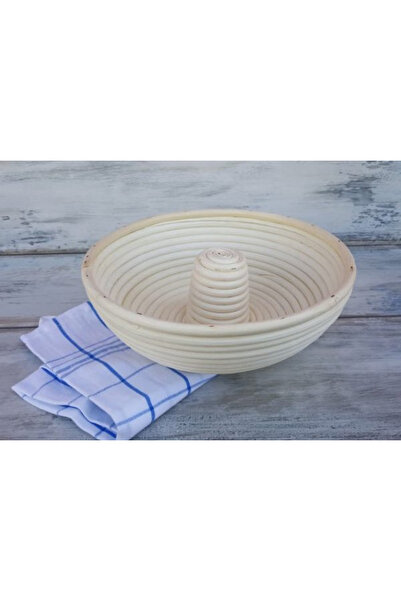 OEM Wicker basket for leavening, round, diameter 27 cm, Couronne Bordelaise m...